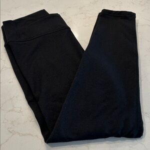 Old Navy Cloud Comfy 7/8 Jogger Cross waistband Xtra high rise  Black EUC